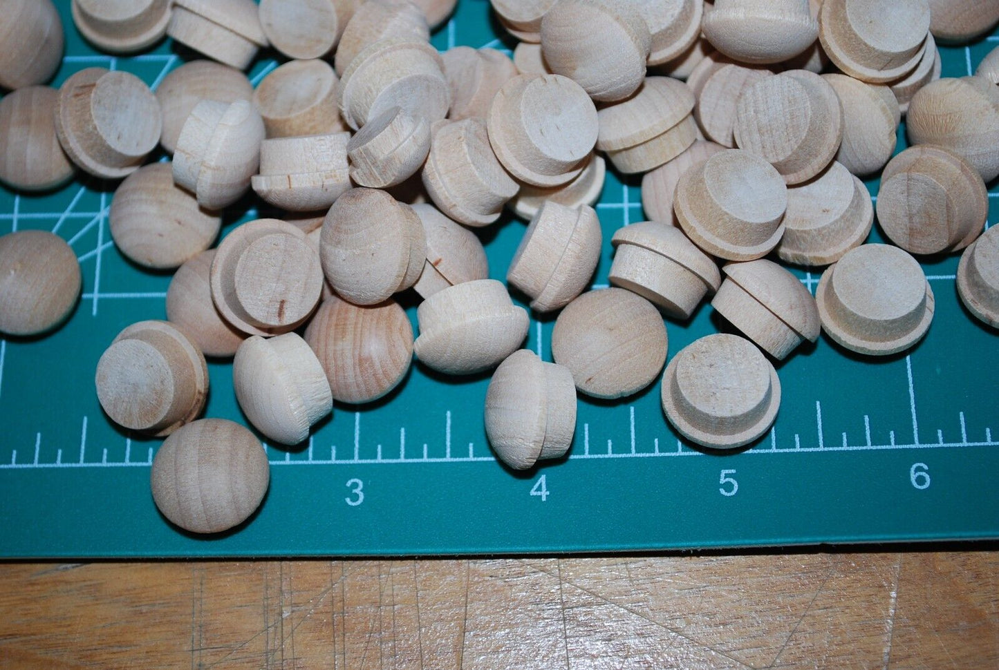 1/2" Mushroom Top Birch Wood Plugs 100pc Packs - PL19