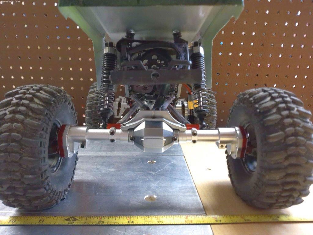 1/10 Axial SCX10 based Custom RC Crawler Truck – Metal Upgrades Portals RTR #009
