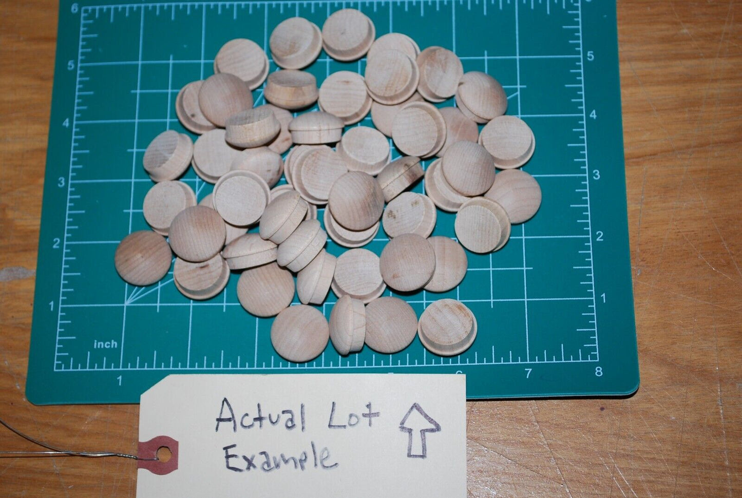 3/4" Mushroom Top Birch Wood Plugs 50pc Packs - PL17