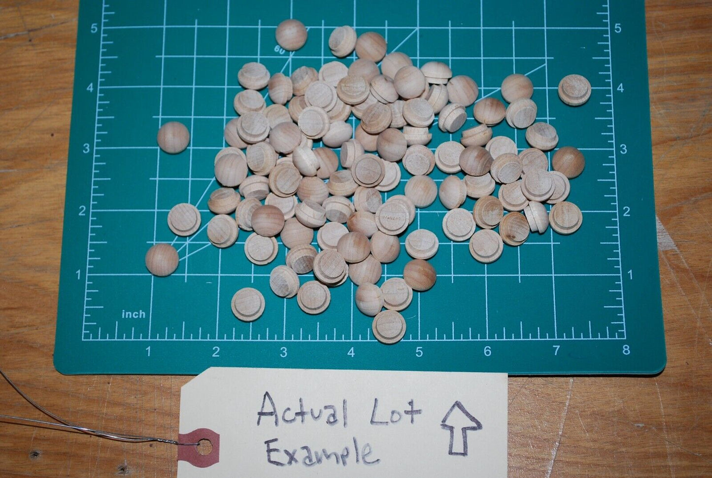 3/8" Mushroom Top Birch Wood Plugs 100pc Packs - PL11