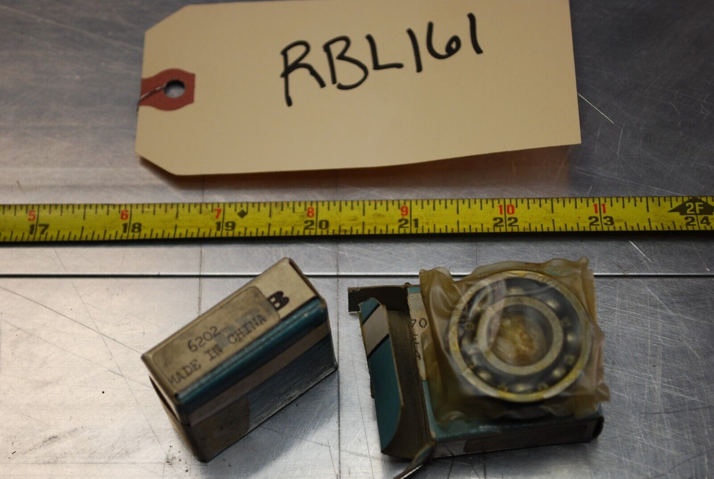 WPS 6202 open Ball Bearings - Lot of Qty (2) NOS - RBL161