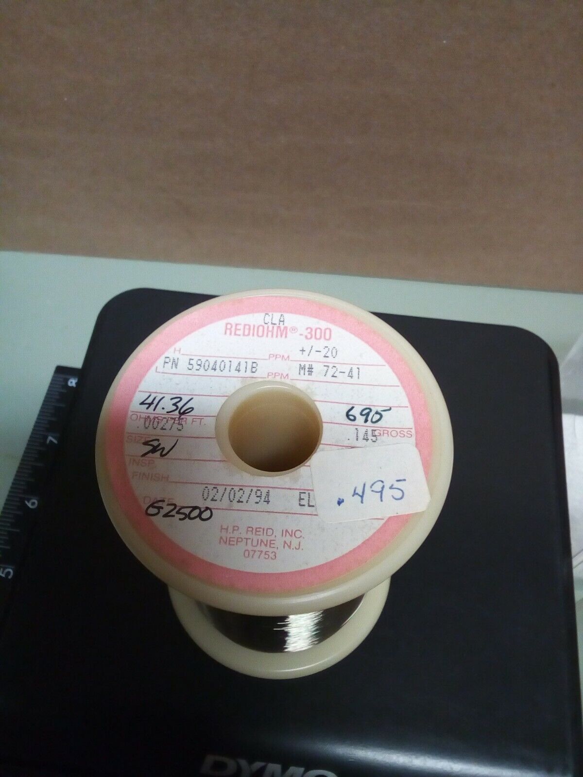 Rediohm 300 Alloy300 .00275" Resistance Wire .49lb - crafts hobby lot102-161