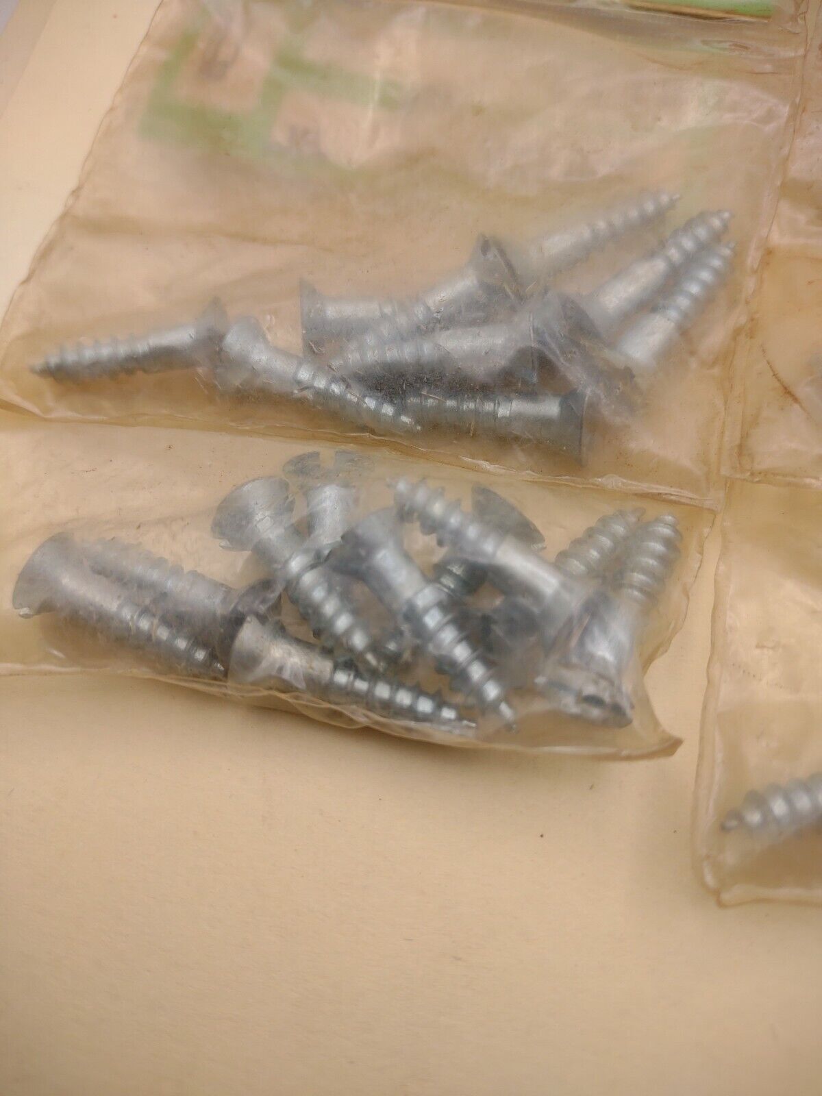 #10 x 5/8" Slotted Flat Head Reed & Prince Wood Screws (40pcs) NOS Lot RP038