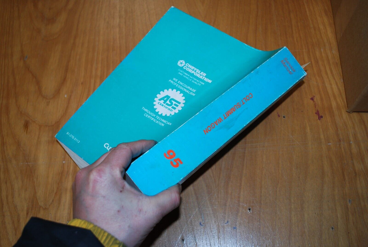 1995 Dodge Colt / Summit Wagon Vol. 1 Engine / Chassis oem service manual - B155