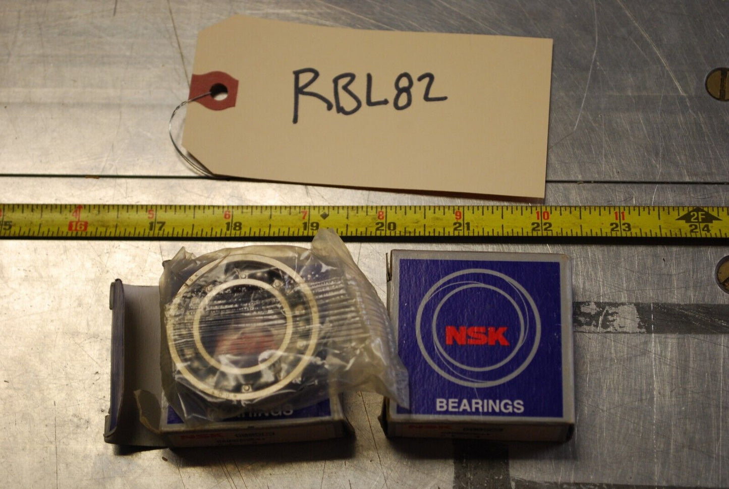 NSK 6005 UC3E Ball Bearings - Lot of Qty (2) NOS - RBL82