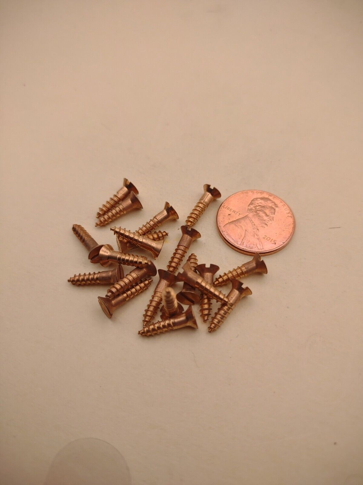 #4 x 1/2" Silicon Bronze Flat Head Slotted Marine Wood Screws (20) pack SBWS10