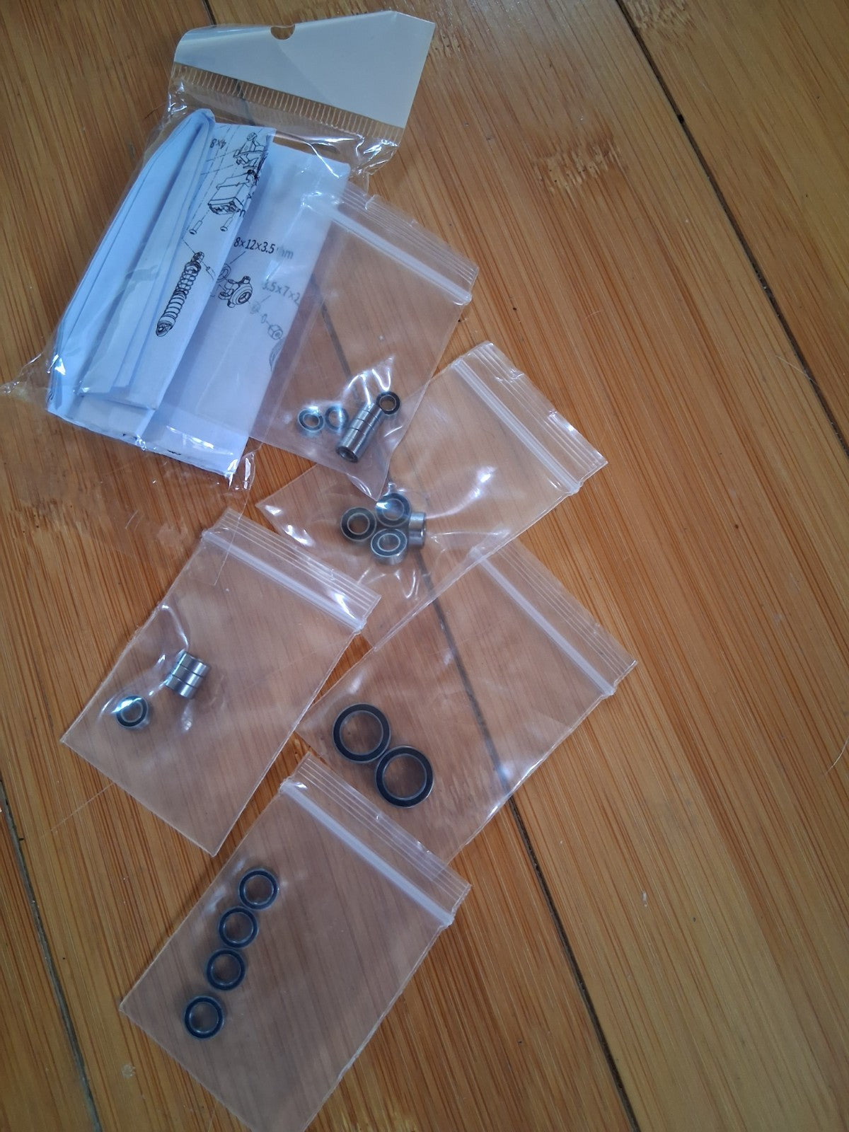 Huge lot of Traxass TRX4M Crawler Parts, Upgrades, Trailer, Bearings + - 80N-210