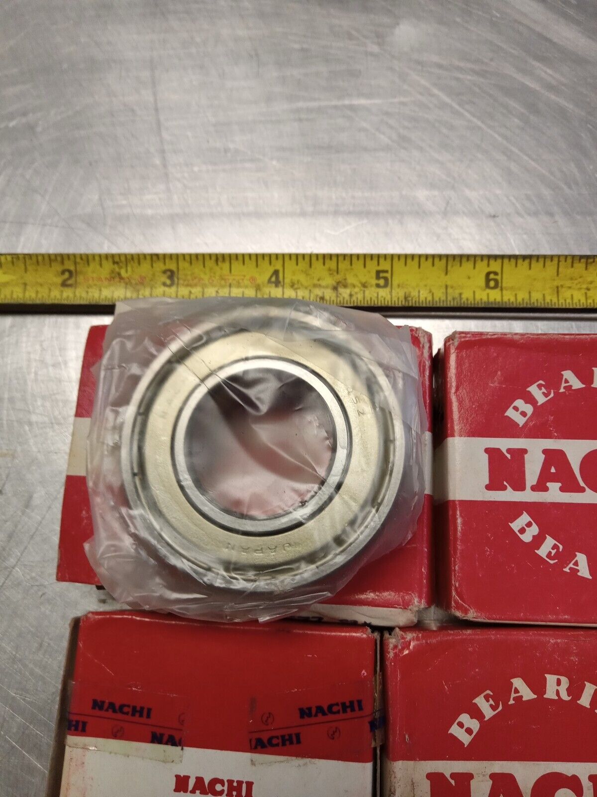 Nachi 6205ZZ Ball Bearings - Lot of Qty (7) NOS - RBL004