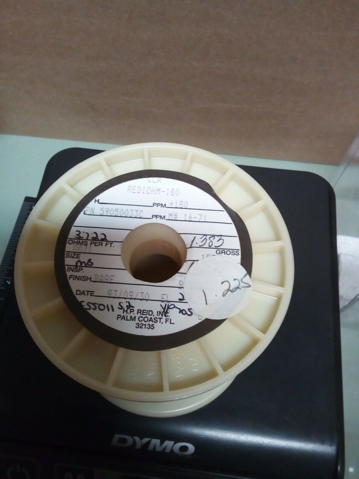 Rediohm 180 Alloy180 .0071" Resistance Wire 1.22lb - crafts hobby lot102-136