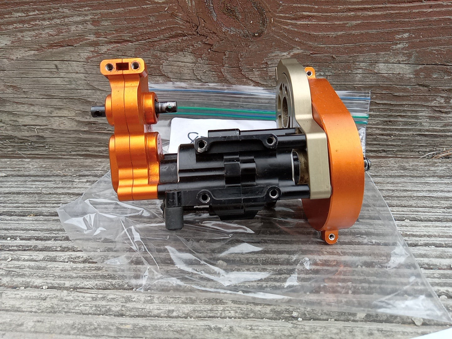 Hot Racing YETI Transmission & Transfer Case, metal gears 2spd, Tested - 80N004