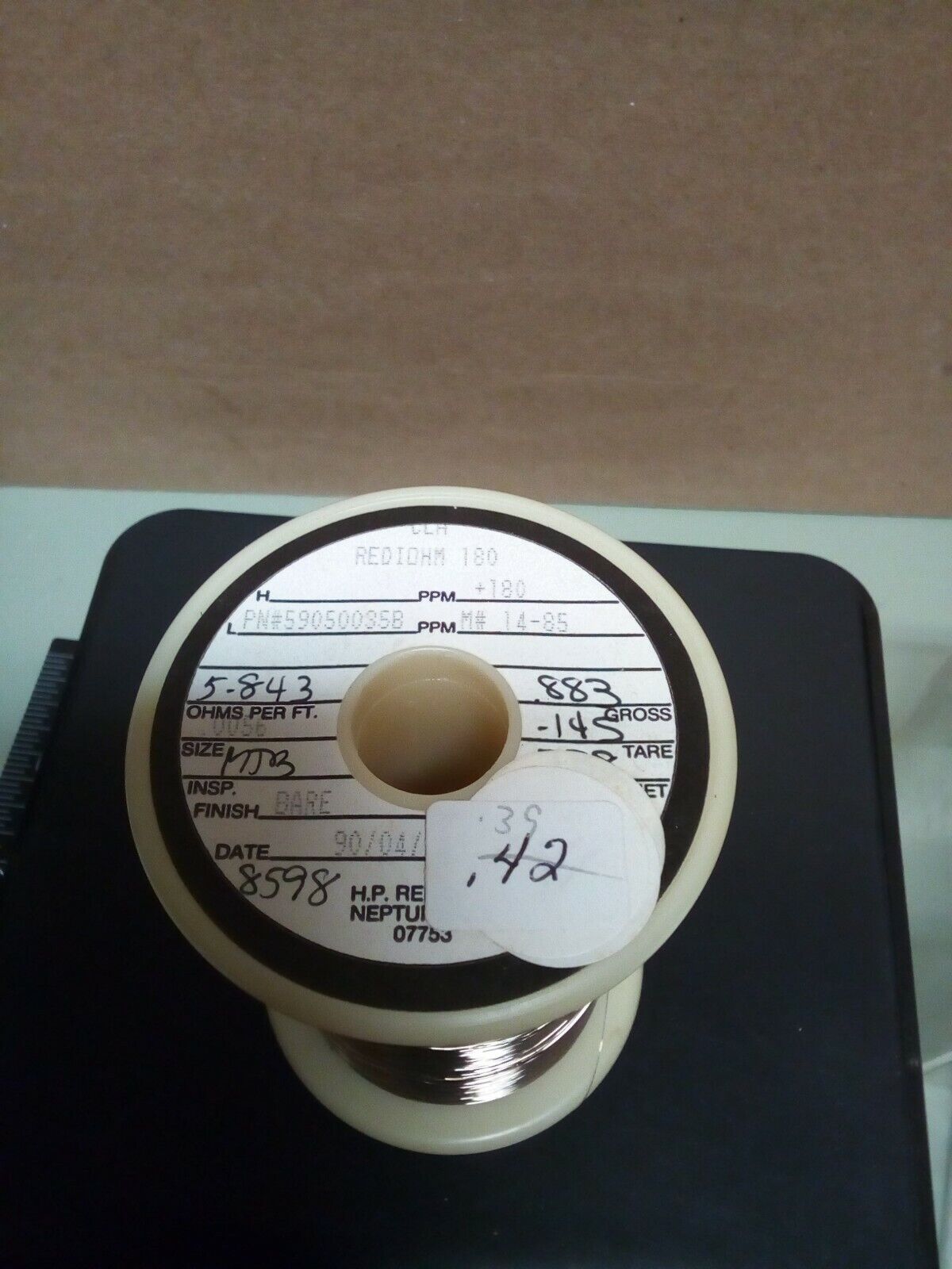 Rediohm 180 Alloy180 .0056" Resistance Wire .39lb - crafts hobby lot102-145