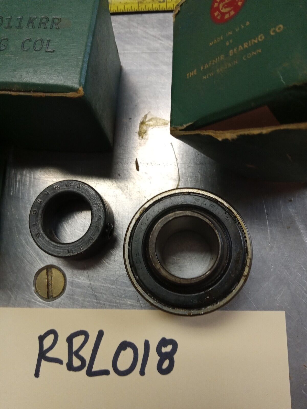 FAFNIR G1011KRR Ball Bearings - Lot of Qty (4) NOS - RBL018