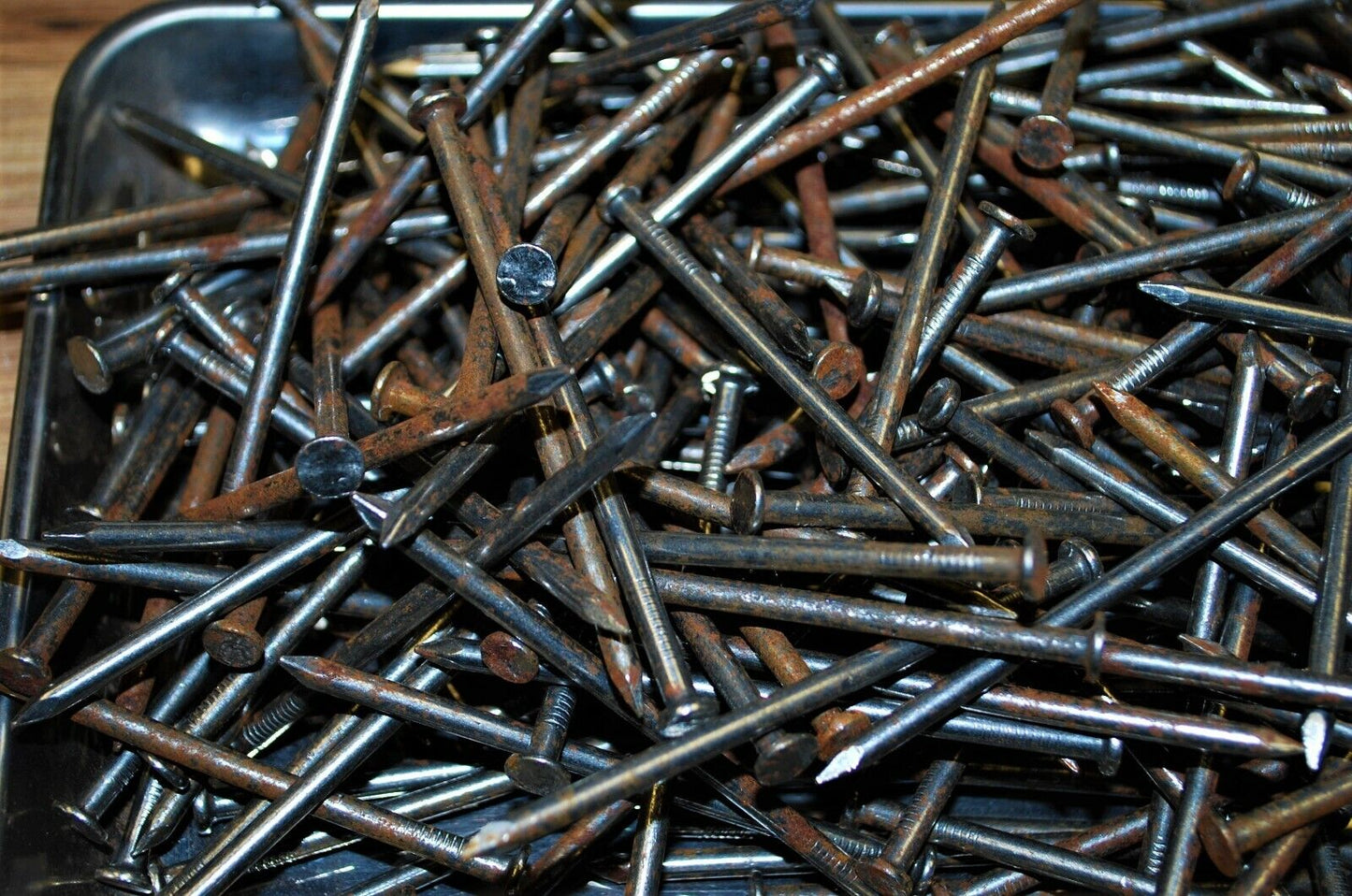 5lbs Rustic Weather aged 16D 3.5" Steel Nails - Steampunk Hardware - #NB01