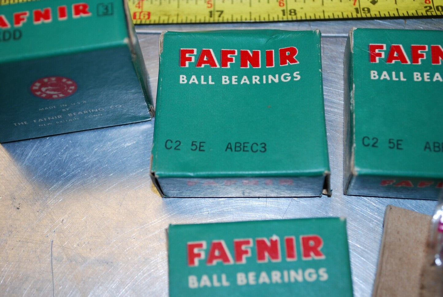 Fafnir MFS3KDD C25E Ball Bearings - Lot of Qty (6) NOS - RBL121