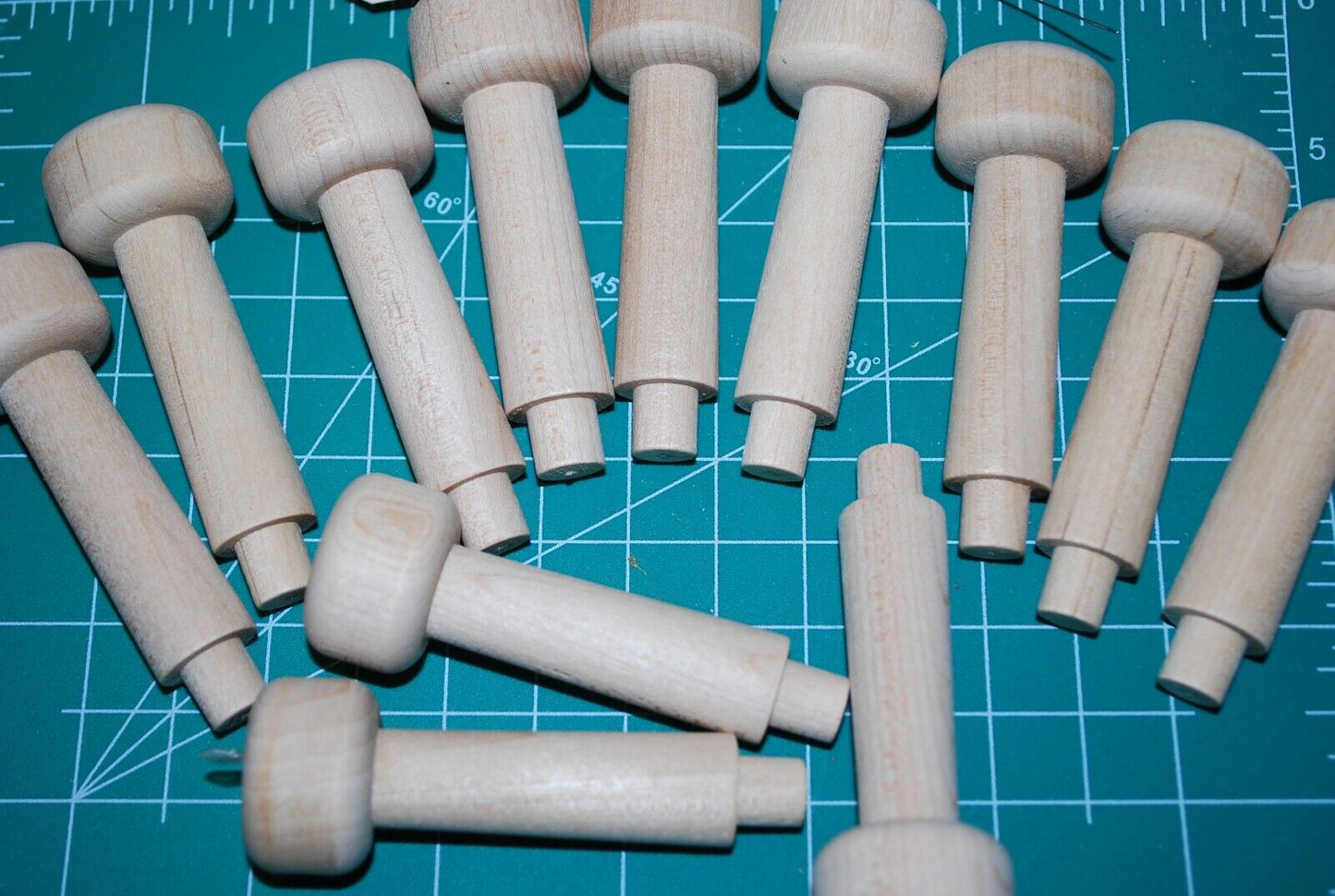 2-7/8" Unfinished Hardwood Shaker Peg - Coat hanger rack 12pc Packs Lot #SP05