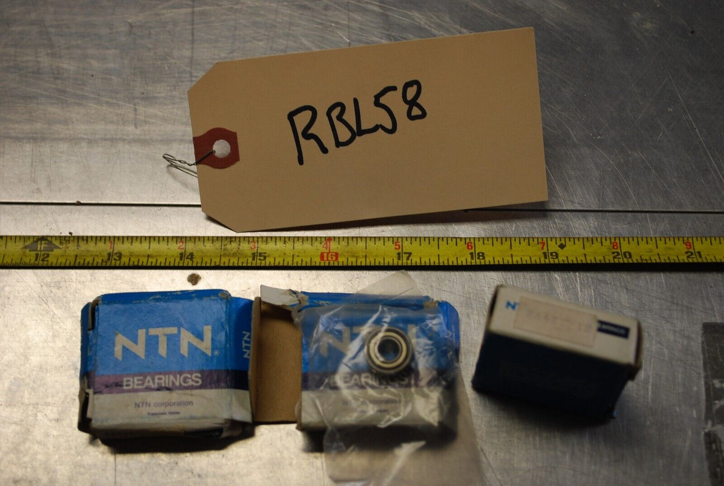 NTN RA4ZZ 1E Ball Bearings - Lot of Qty (3) NOS - RBL058