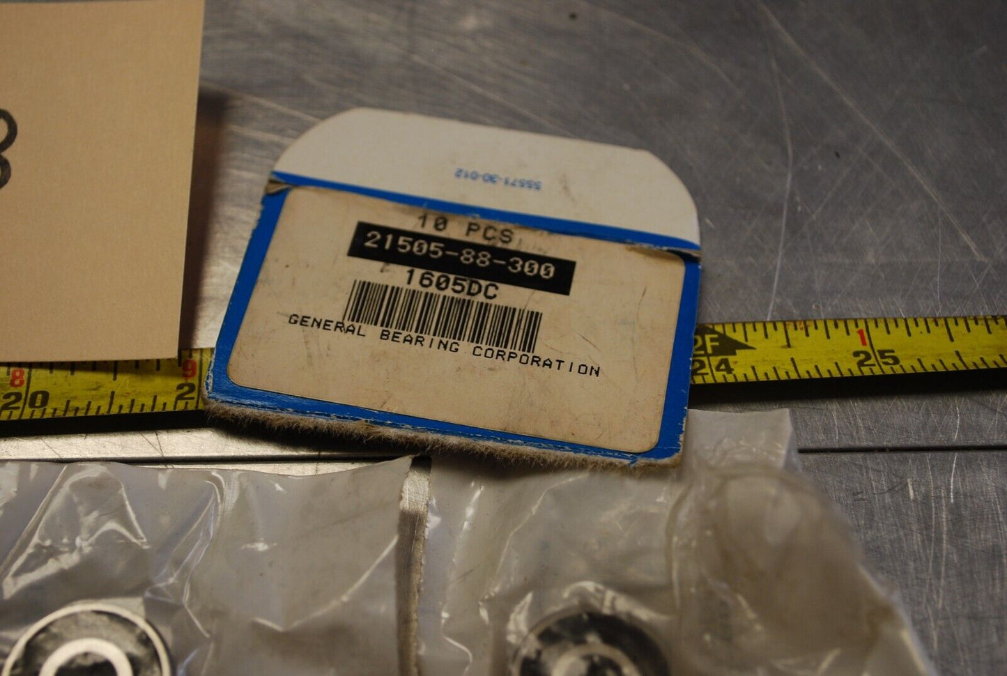 General 1605DC Ball Bearings - Lot of Qty (8) NOS - RBL138