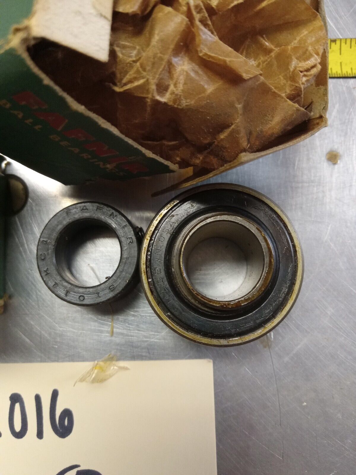 FAFNIR G1011kRR Ball Bearings - Lot of Qty (3) NOS - RBL016