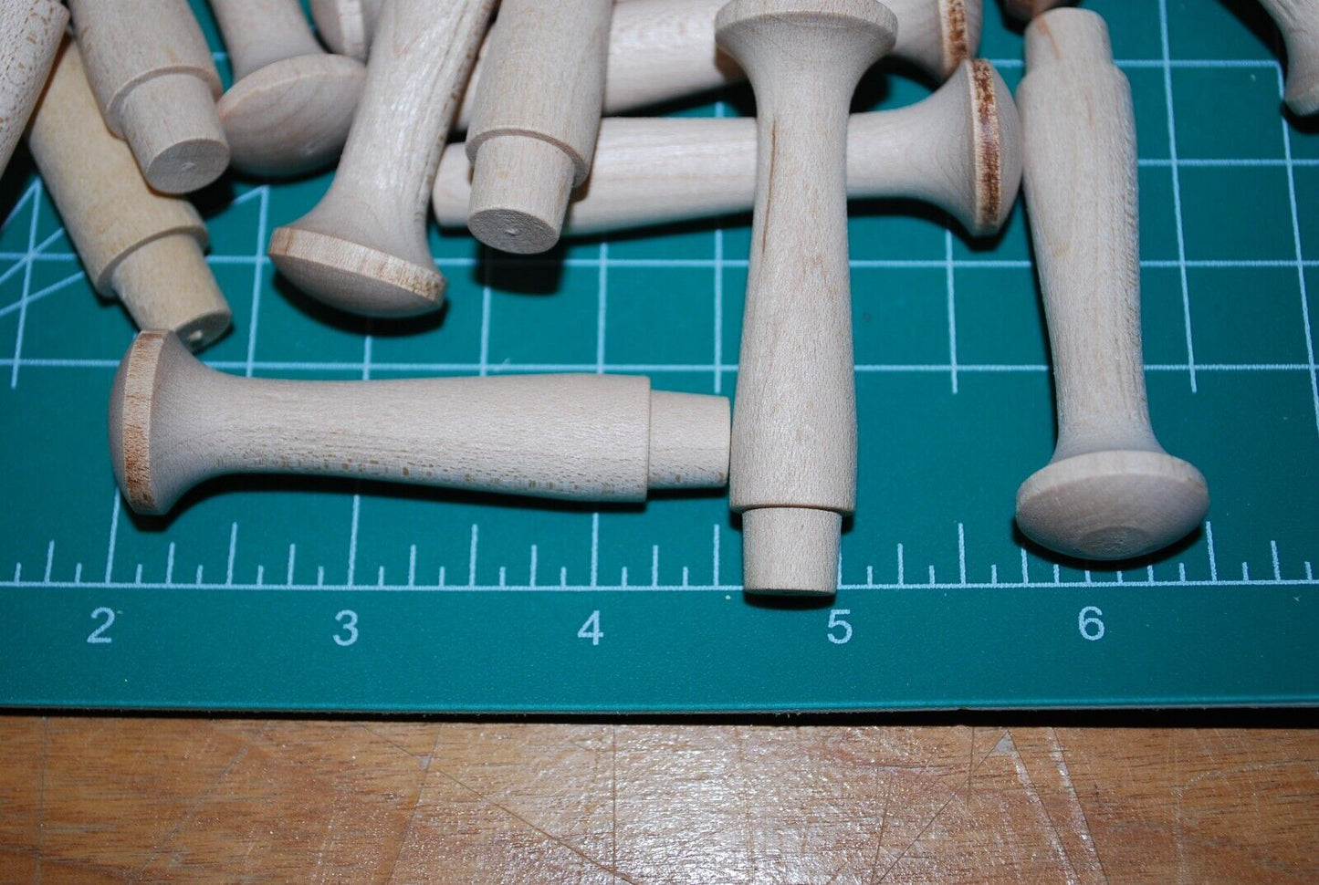 2-1/8" Unfinished Hardwood Shaker Peg 25pc Packs Lot #SP06