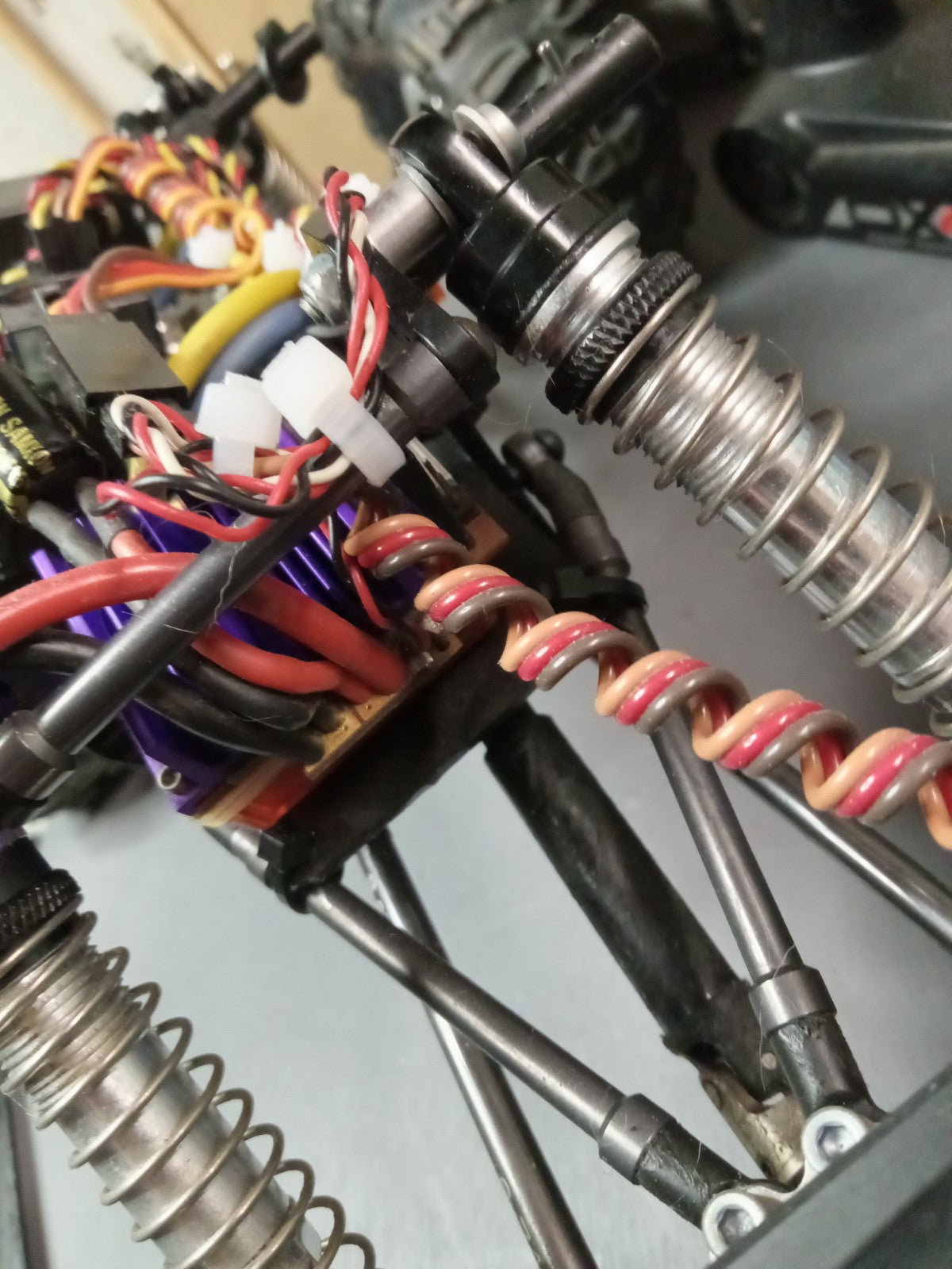 Custom Comp Crawler Axial AX10 Bender SWX Chassis, Dig + Upgrades, Novak Rooster