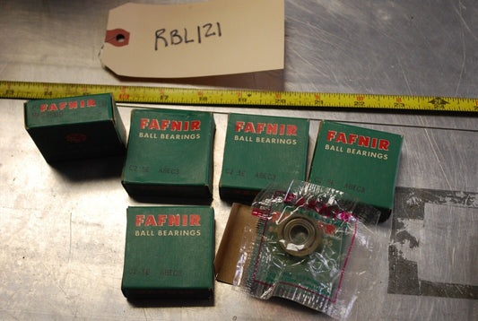 Fafnir MFS3KDD C25E Ball Bearings - Lot of Qty (6) NOS - RBL121