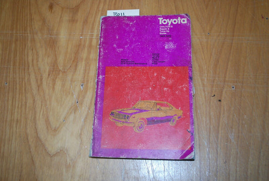 CHILTON'S Repair Manual/Guide - Toyota 1965 - 1970 - B011