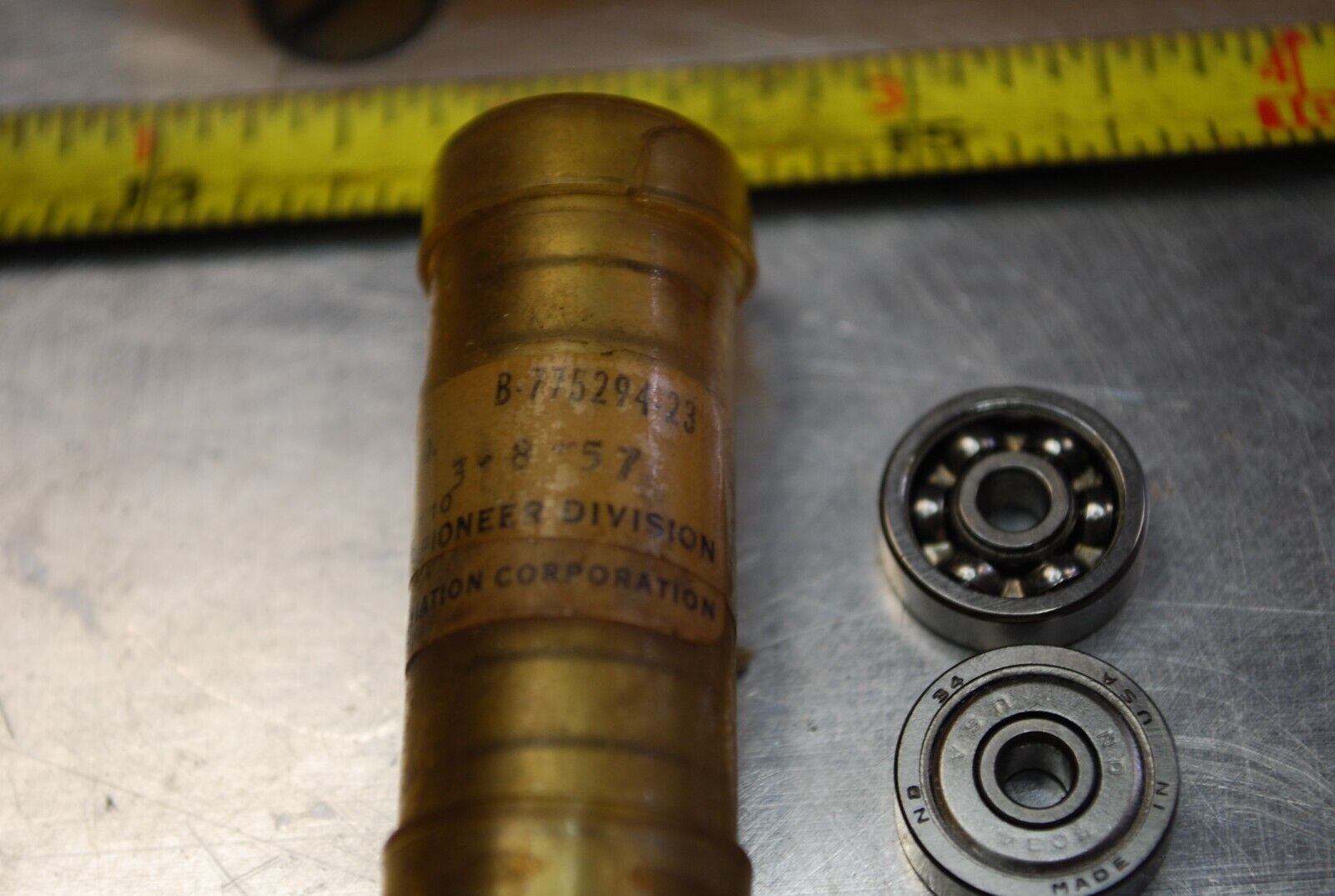 New Departure USA 7034 (one tube) Ball Bearings - Lot of Qty (10) NOS - RBL227