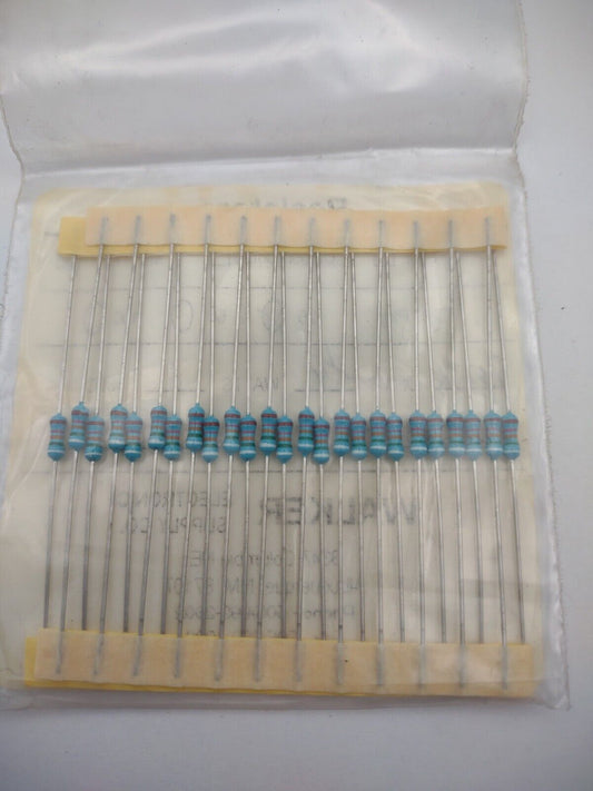 Walker 195.3k 1/4 Watt 1% MF55C 9532F Metal Film Resistors Pack lot qty (25) 09