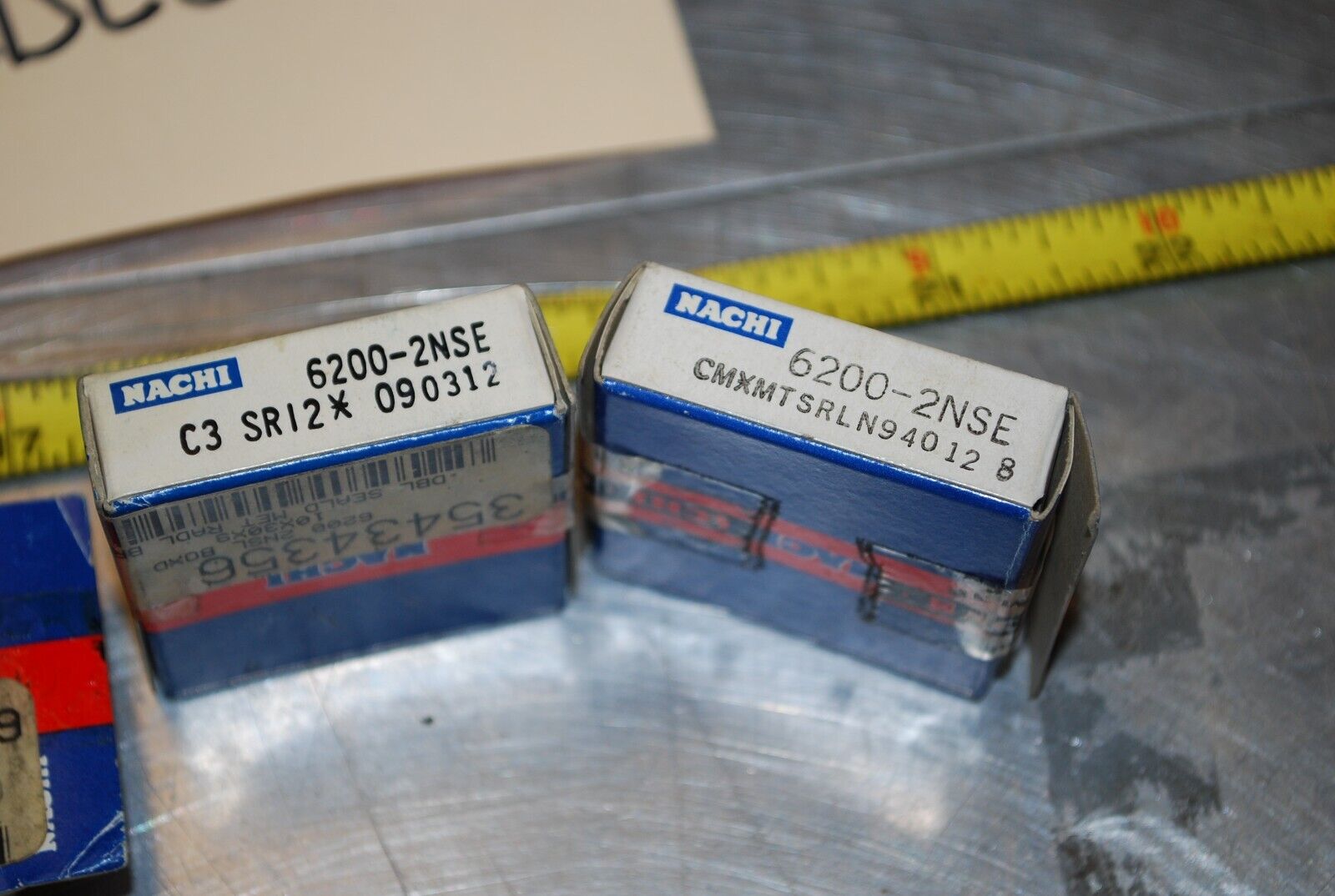 NACHI 6200 2NSL Ball Bearings - Lot of Qty (3) NOS - RBL060