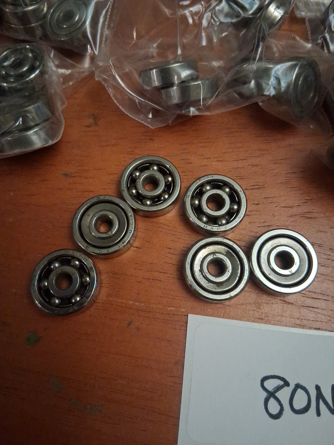 Lot of 82 vintage NOS New Departure SP34 Precision Ball Bearings Lot 80N-230