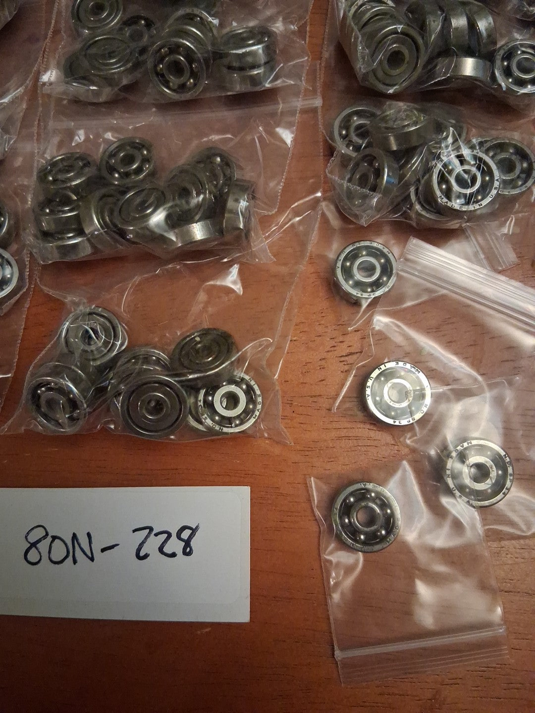 Lot of 219 vintage NOS New Departure SP34 Precision Ball Bearings Lot 80N-228