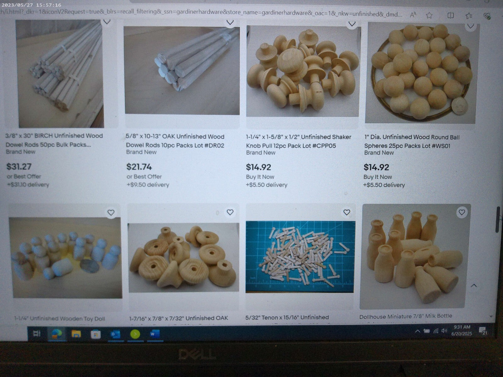 Huge $40k Un-Finished Wooden Craft Parts DIY eBay Store Inventory Lot For Sale