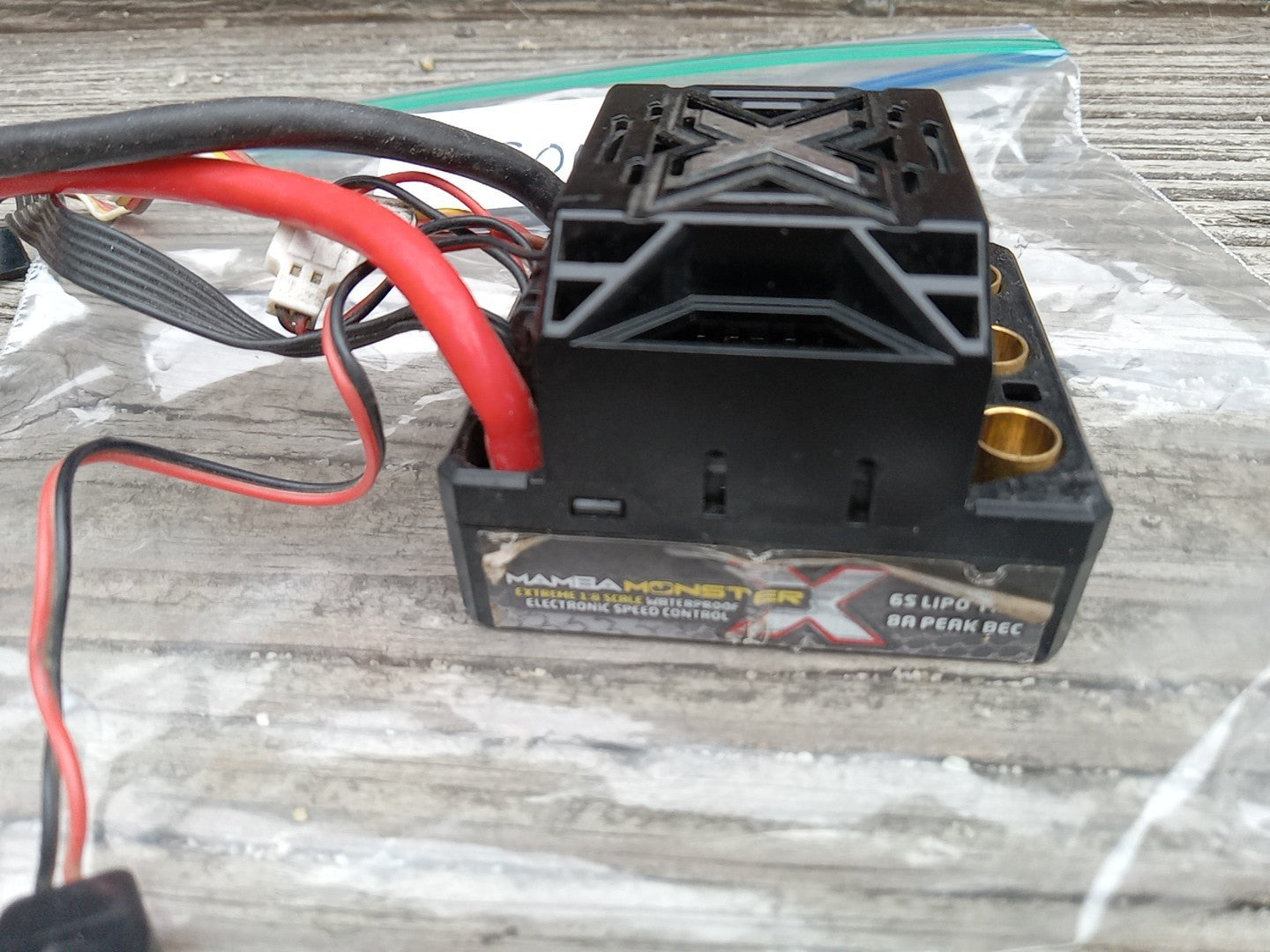 Castle Mamba Monster X Extreme 1:8 6s 8A ESC for RC, Tested - 80N008