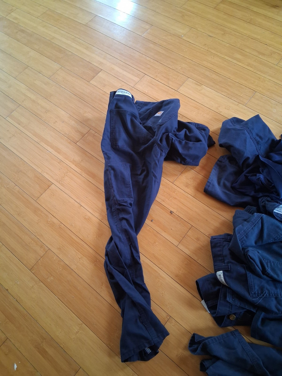 Pile Of Oconnor Parts Carhart Clothing