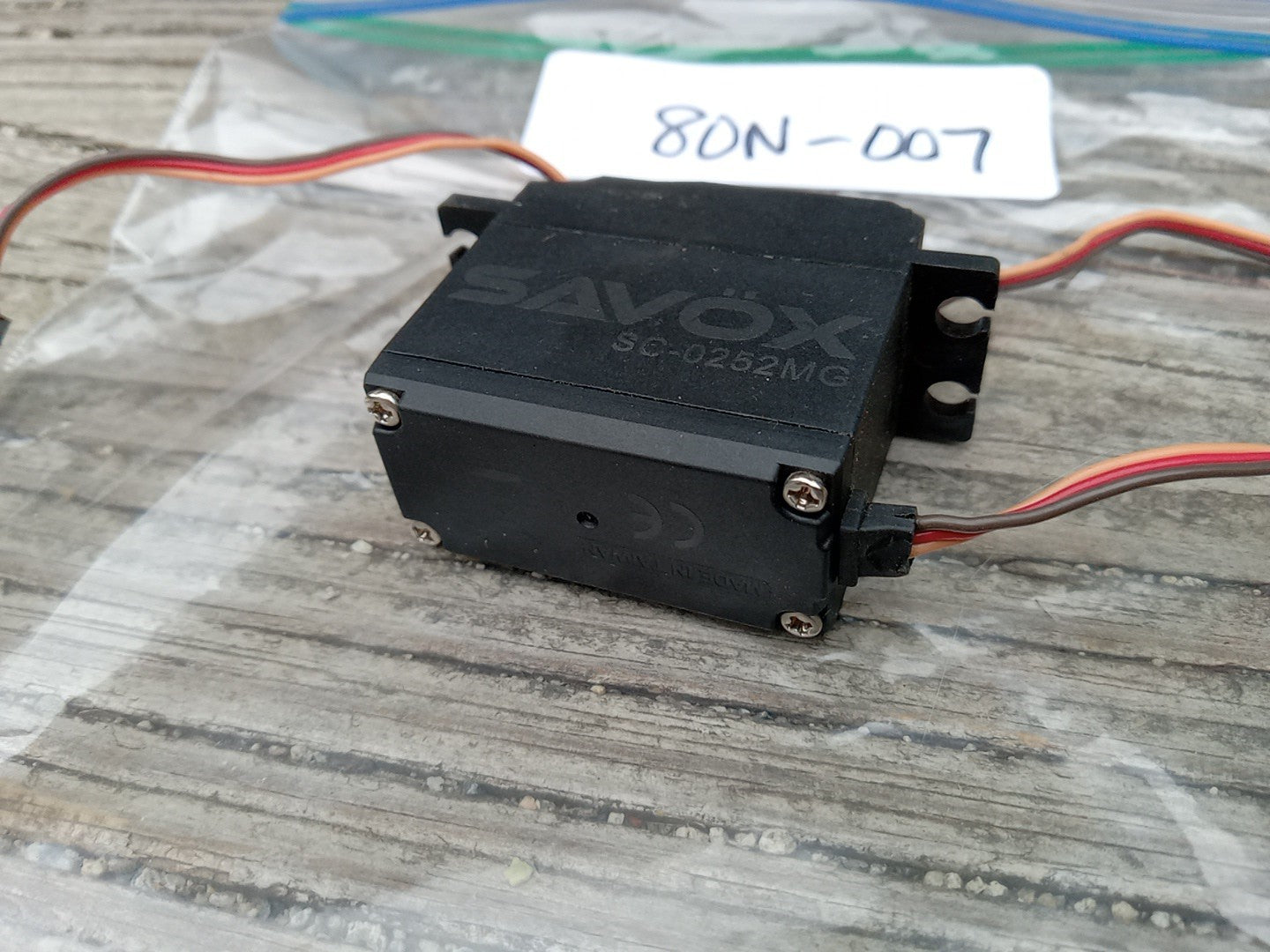 Savox SC-0252 mg Digital Servo for RC, Tested - 80N007