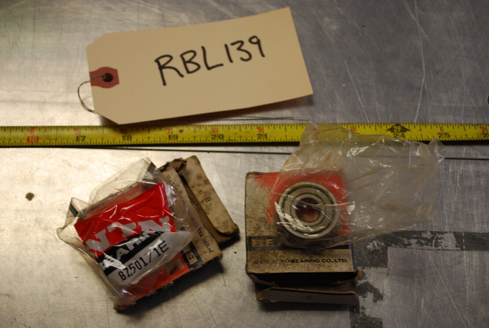 NTN 87501/1E Ball Bearings - Lot of Qty (2) NOS - RBL139