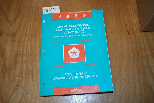 1995 Dodge 2.0L 2.4L Fuel Injection procedures oem service manual - B157