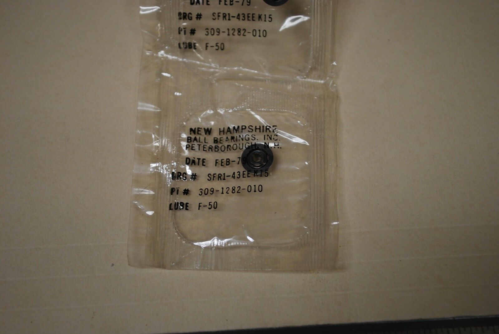 Lot of (3) New Hampshire SFR1-43Eek15 Micro Precision Ball Bearings