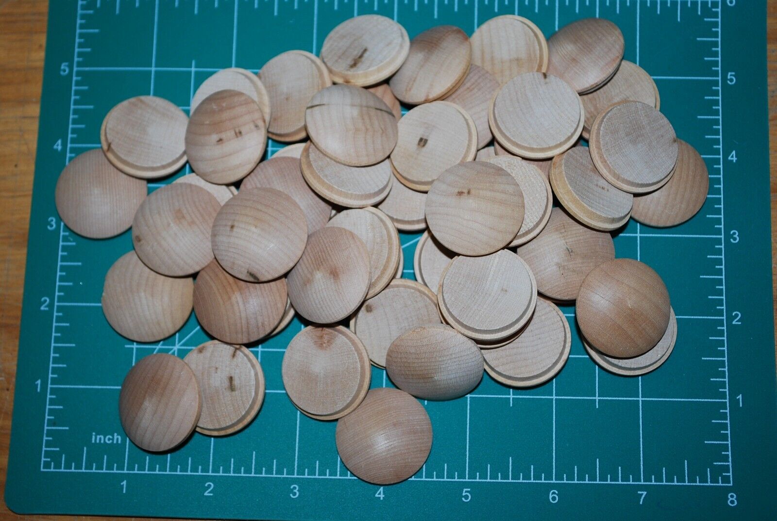 1" Mushroom Top Birch Wood Plugs 50pc Packs - PL14