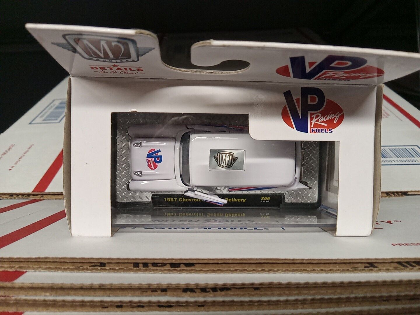 2021 M2 MACHINES, 1957 CHEVY SEDAN DELIVERY VP Racing, O'reilly Exclusive 