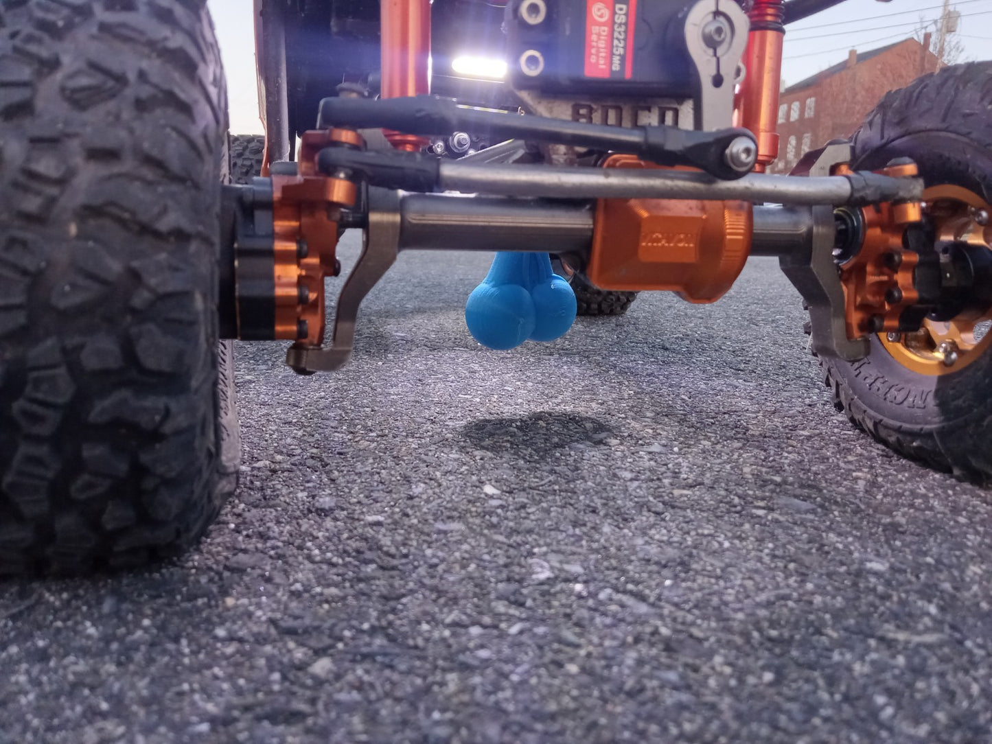 1.9 Axial Wraith 4ws fully upgraded heavy 1/10 rc Rock crawler Brushless