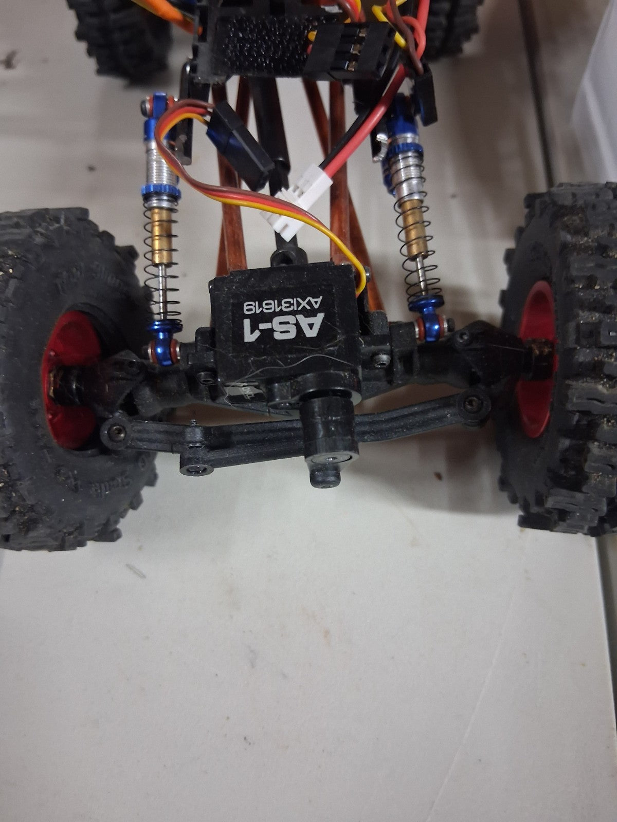 Highly Upgraded RC SCX24 Crawler, 4WS, Beadlocks, Brushless + Batt. - 80N-213