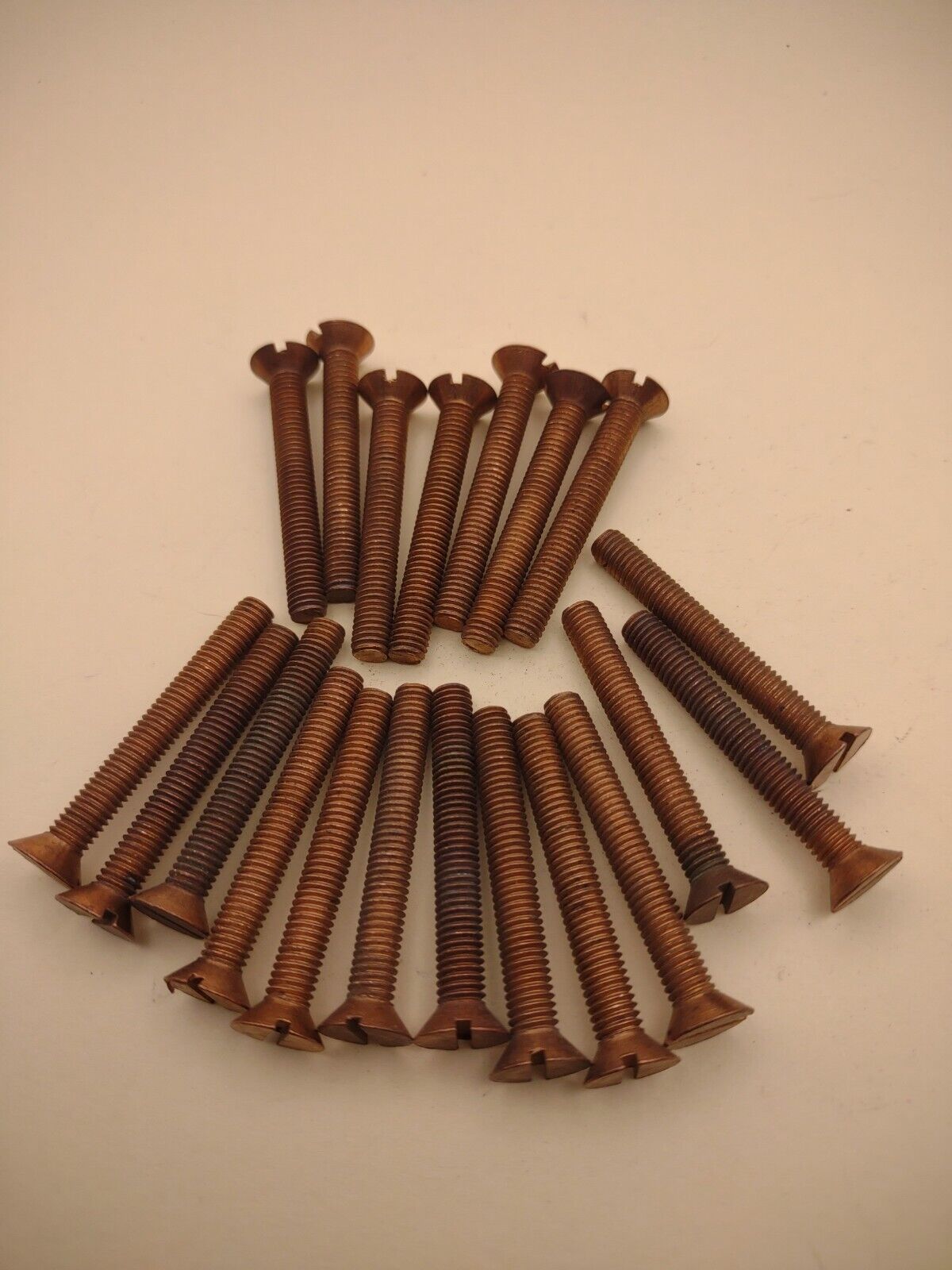 10-32 x 1-1/2" Silicon Bronze Slotted Flat Head Machine Screws (20) Pack SBMS06