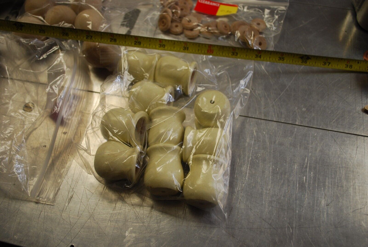 Balls, Vases, Snowmen, Wooden Craft Parts / Shapes Mix - Actual Lot – WPS47