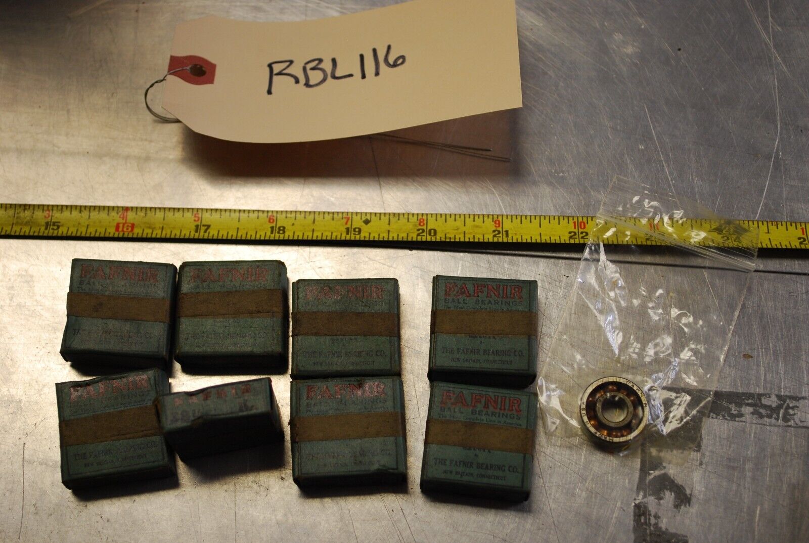 Fafnir 38DK Ball Bearings - Lot of Qty (9) NOS - RBL116