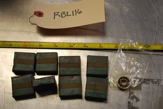 Fafnir 38DK Ball Bearings - Lot of Qty (9) NOS - RBL116