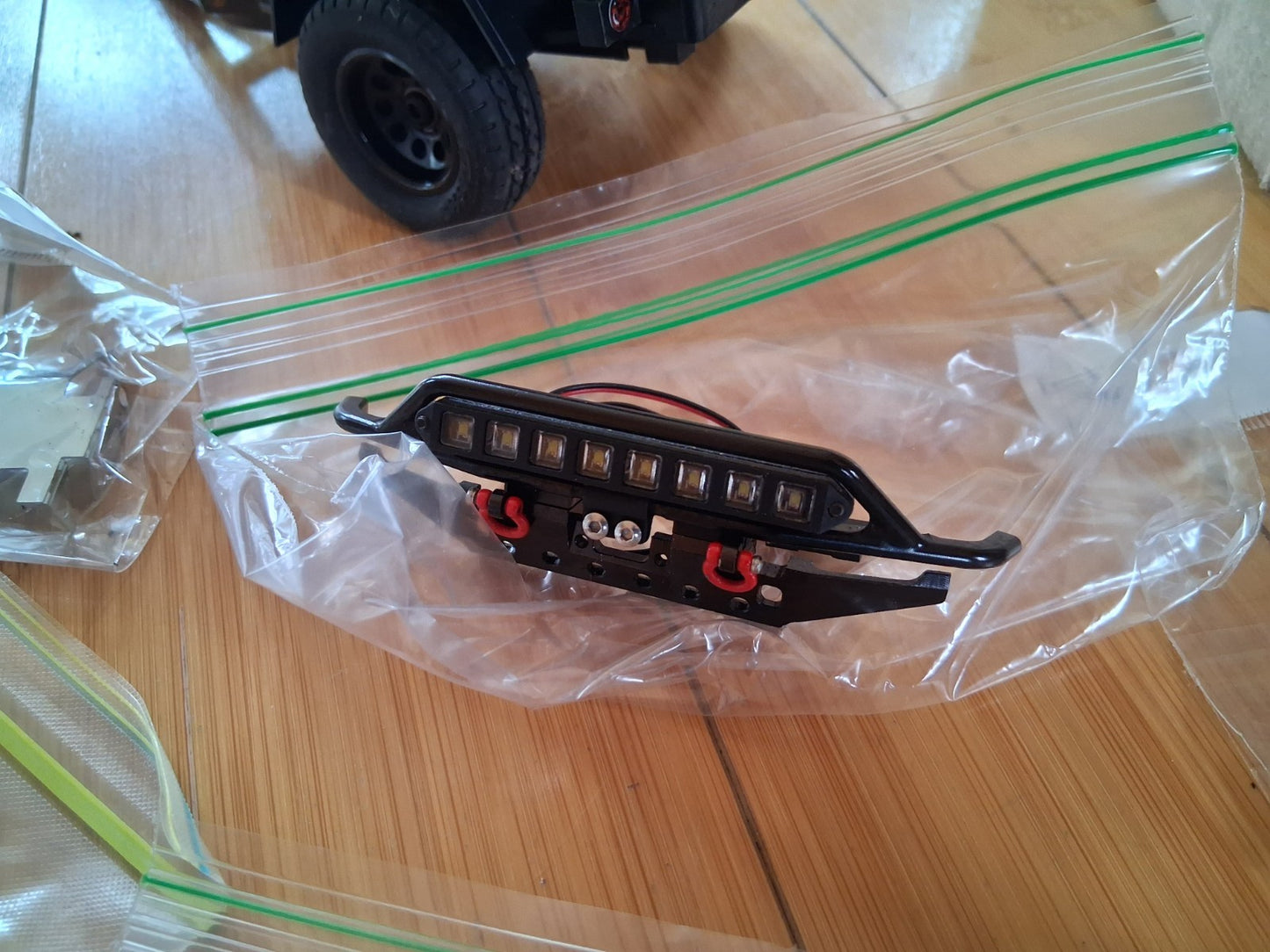 Huge lot of Traxass TRX4M Crawler Parts, Upgrades, Trailer, Bearings + - 80N-210