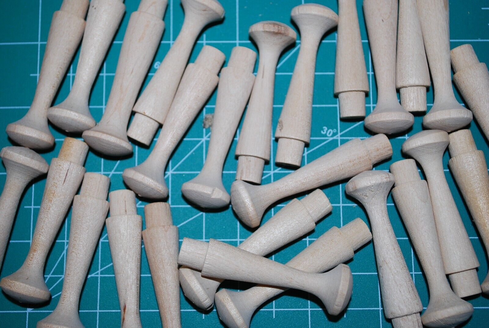 2-3/8" Unfinished Hardwood Shaker Peg - Coat hanger rack 25pc Packs Lot #SP03