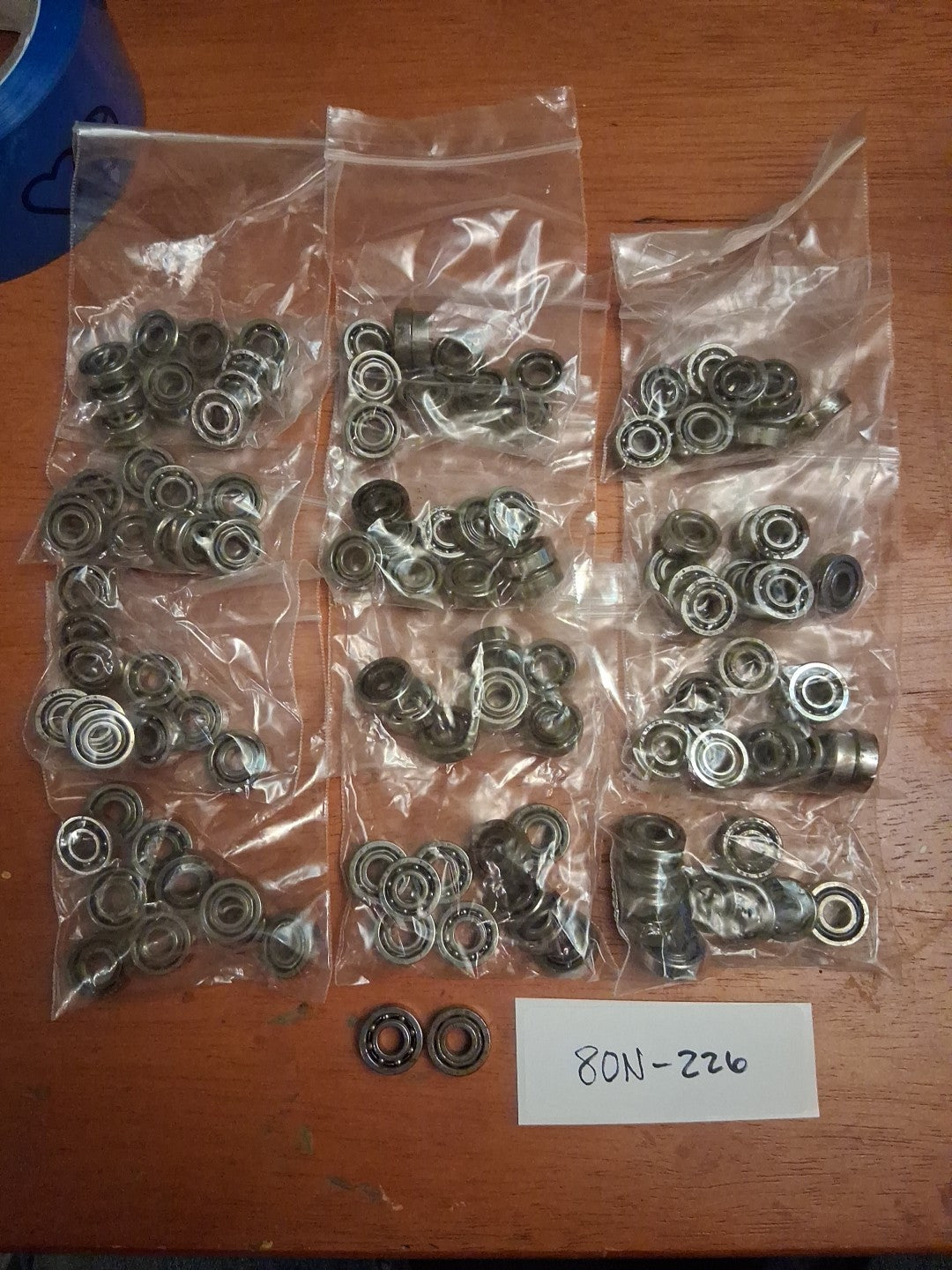 Lot of 122 vintage NOS New Departure R4 Precision Ball Bearings Lot 80N-226