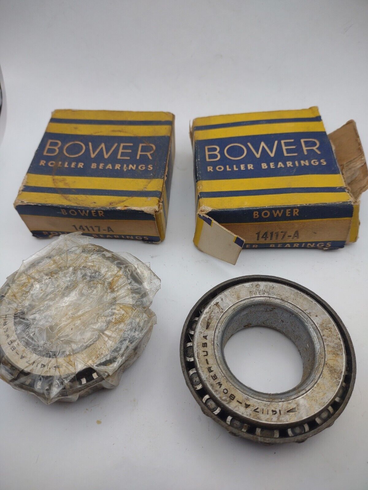 Bower USA 14117-A Bearing Cone NOS Pair Lot of (2) #B009